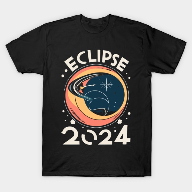 eclipse 2024 T-Shirt by vaporgraphic